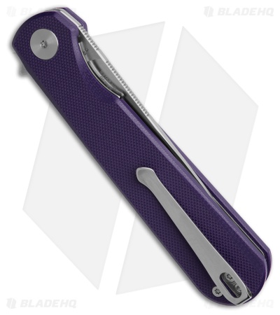 Bestechman Flick Liner Lock Knife Purple G-10 (3.5" Satin) 