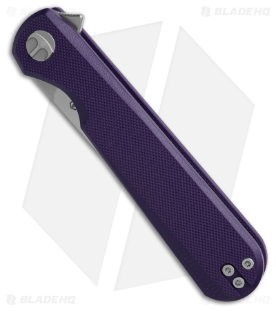 Bestechman Flick Liner Lock Knife Purple G-10 (3.5" Satin) 