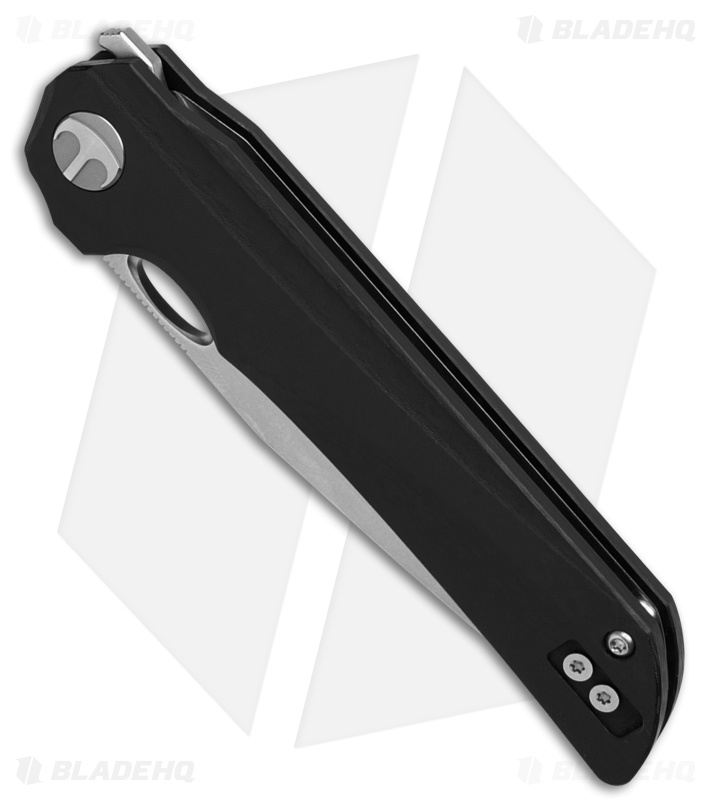 Bestechman Smuga Liner Lock Knife Carbon Fiber Pattern Black G-10 (3.6" SW)