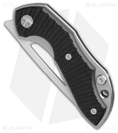 Bestechman TRIASSIC Liner Lock Knife Black G-10 (2.5" Satin)