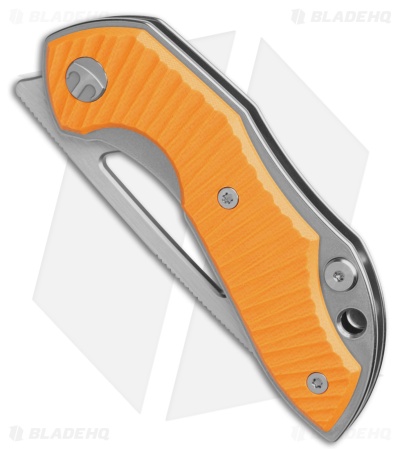 Bestechman TRIASSIC Liner Lock Knife Yellow G-10 (2.5" Satin)