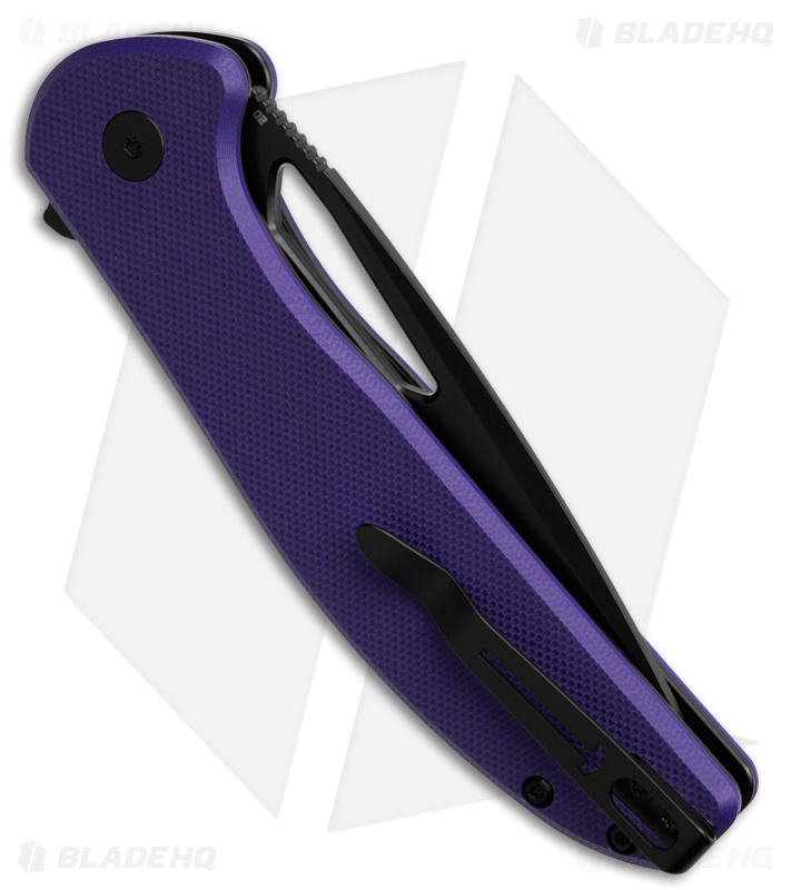 Bestechman Whalefin Knife | Purple G-10 | Black PVD