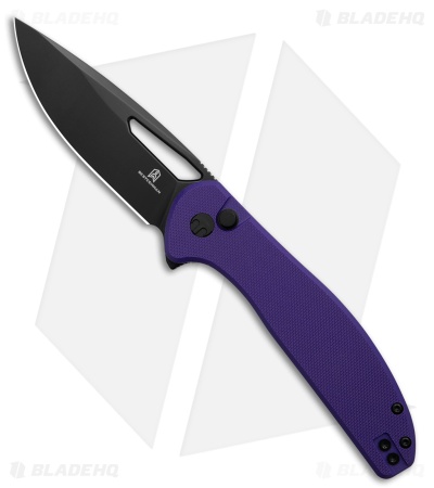 Bestechman Whalefin Knife | Purple G-10 | Black PVD