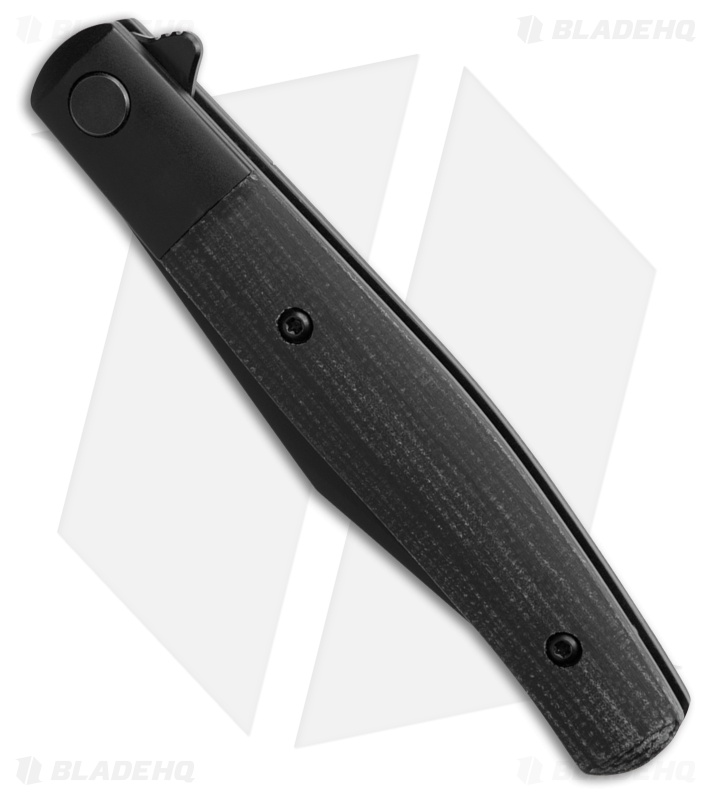 Boker Plus Modern Stockman Liner Lock Knife Black Micarta (3.3" Black) 01BP0034