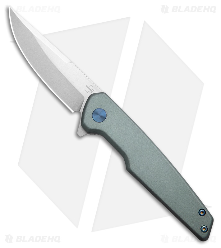 Boker Plus The Dace Liner Lock Gray Aluminum (3.00" Stonewash) 01BP0036