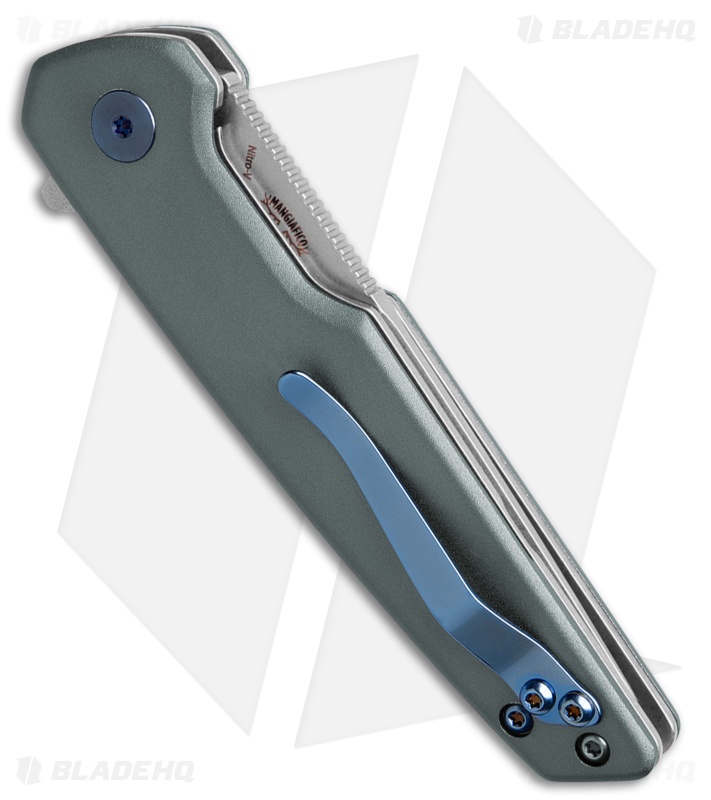 Boker Plus The Dace Liner Lock Gray Aluminum (3.00" Stonewash) 01BP0036