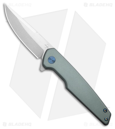 Boker Plus The Dace Liner Lock Gray Aluminum (3.00" Stonewash) 01BP0036
