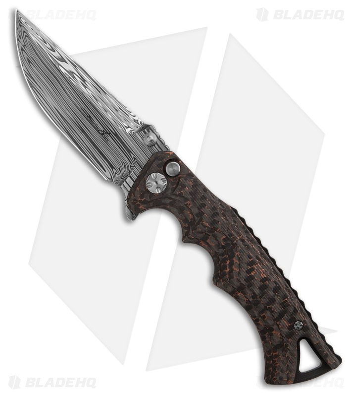 Brian Tighe Custom Tighe Fighter Shred Carbon Fiber (3.75" Damasteel)
