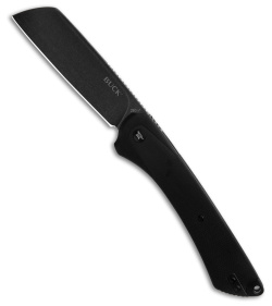 Buck 263 Hiline XL Liner Lock Knife Black Micarta/Blk Al (3.75" Blk SW) 0263BKS1