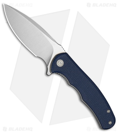 CIVIVI Mini Praxis Liner Lock Knife Blue Canvas Micarta (2.98" Satin)