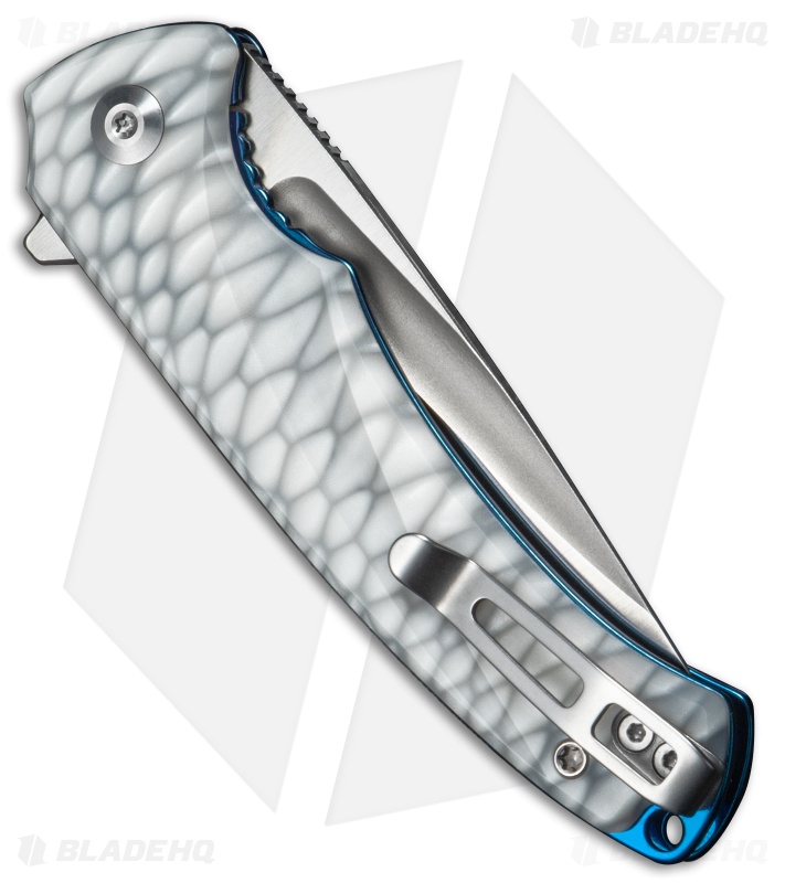 CIVIVI Voidflare Knife Grayish White Resin Satin