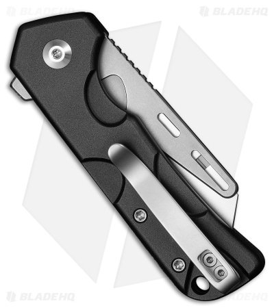CIVIVI Pulsara Button Lock Utility Knife Black Aluminum (2.4" Utility)