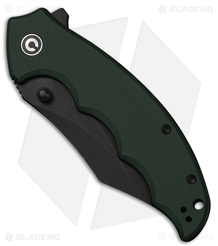CIVIVI Pentad Liner Lock Knife Teal Green G-10 (3.5" Black SW)