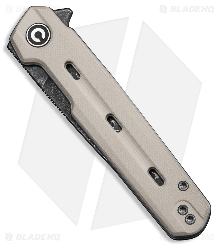 CIVIVI Navo Liner Lock Knife Ivory G-10 (3.25" Damascus)