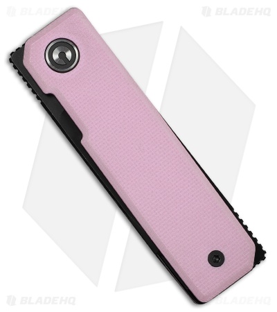 CIVIVI Kukei Liner Lock Knife Powder Pink G-10 (2" Black SW)