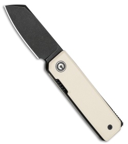 CIVIVI Kukei Liner Lock Knife Ivory G-10 (2" Black SW)