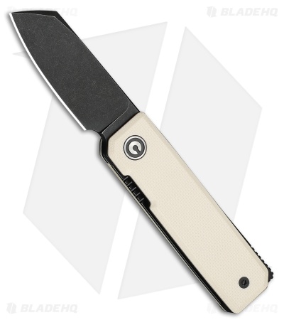 CIVIVI Kukei Liner Lock Knife Ivory G-10 (2" Black SW)