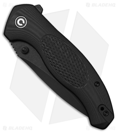 CIVIVI Vyrent Liner Lock Knife Black G-10 Contoured (3.5" Black SW)