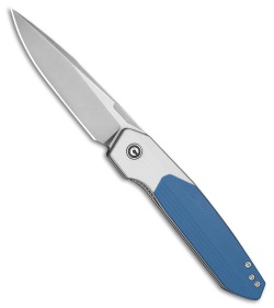 CIVIVI Brr15 Light Liner Lock Knife White & Blue G-10 (3.2" Satin)