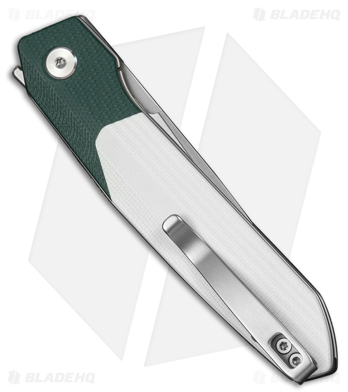 CIVIVI Brr15 Light Liner Lock Knife Teal Green & White G-10 (3.2" Satin)