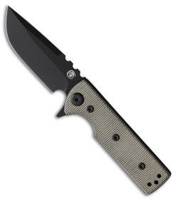 Chaves Blue Label T.A.K. Drop Point Knife Blue G-10 Black