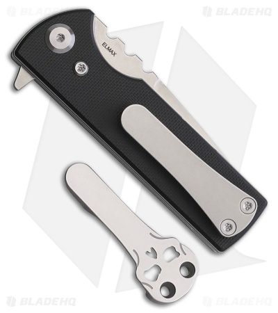 Chaves Blue Label T.A.K. Liner Lock Drop Point Knife Black G-10 (2.75" Satin)