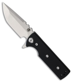 Chaves Blue Label T.A.K. Liner Lock Tanto Knife Black G-10 (2.75" Satin)