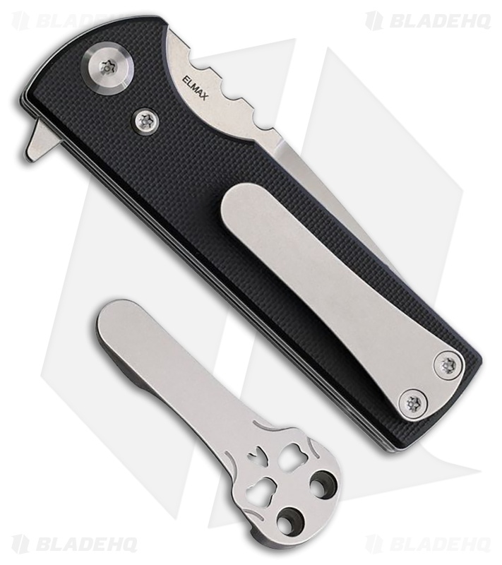 Chaves Blue Label T.A.K. Liner Lock Tanto Knife Black G-10 (2.75" Satin)