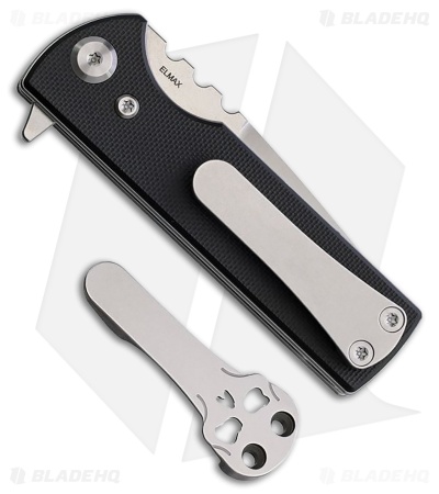 Chaves Blue Label T.A.K. Liner Lock Tanto Knife Black G-10 (2.75" Satin)