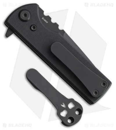 Chaves Blue Label T.A.K. Liner Lock Drop Point Knife Black G-10 (2.75" Black)
