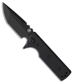 Chaves Blue Label T.A.K. Liner Lock Tanto Knife Black G-10 (2.75" Black)
