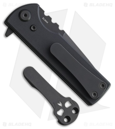Chaves Blue Label T.A.K. Liner Lock Tanto Knife Black G-10 (2.75" Black)
