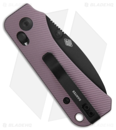 CIVIVI Baby Banter 2 Crossbar Lock Knife Purple Aluminum (2.3" Black SW)