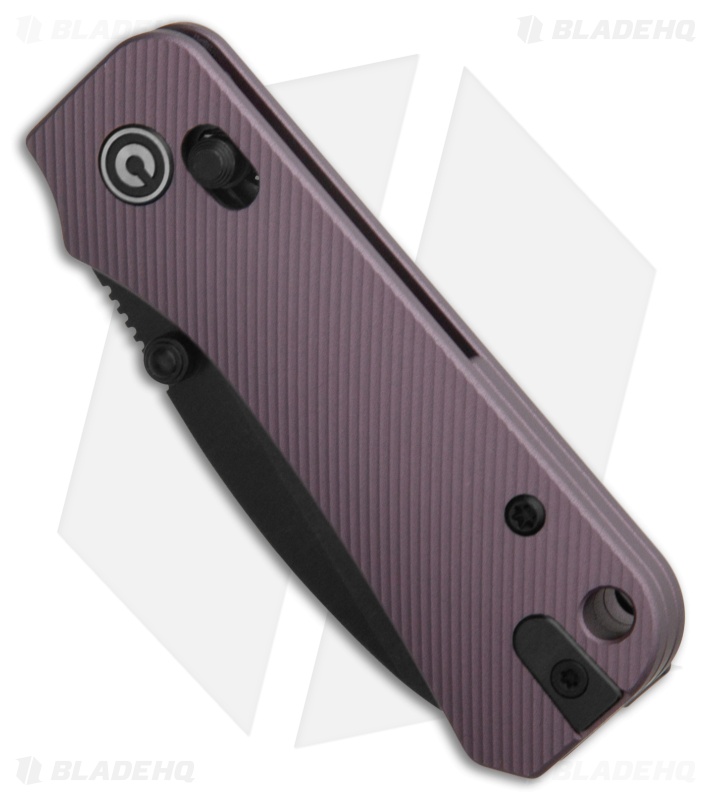 CIVIVI Baby Banter 2 Crossbar Lock Knife Purple Aluminum (2.3" Black SW)