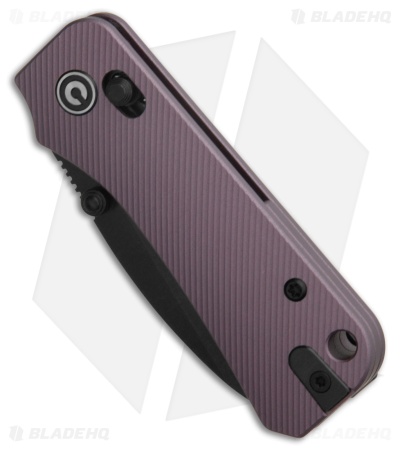 CIVIVI Baby Banter 2 Crossbar Lock Knife Purple Aluminum (2.3" Black SW)