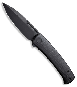 CIVIVI Caetus 14C28N Liner Lock Knife Black Micarta  (3.48" Blackwash) C21025C-2