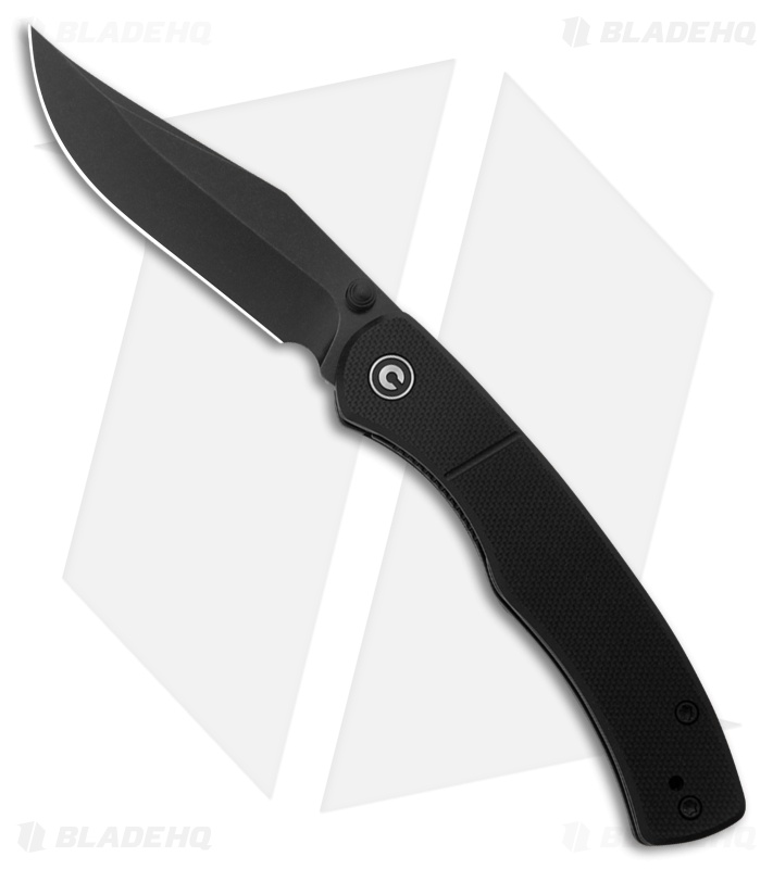 CIVIVI Clingman Liner Lock Knife Black G-10 (3" Black SW Nitro-V)