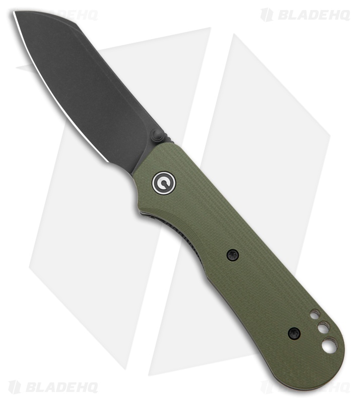 CIVIVI Crabby OD Green G-10 Sheepsfoot Black SW 14C28N