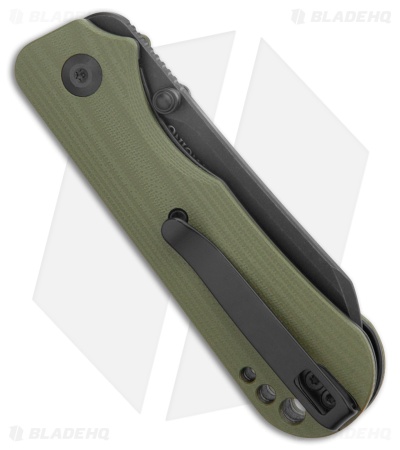 CIVIVI Crabby Liner Lock Knife OD Green G-10 (2.7" Black Stonewash)