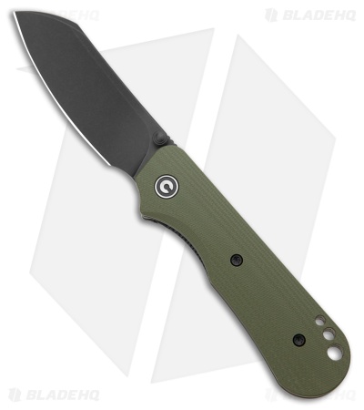 CIVIVI Crabby OD Green G-10 Sheepsfoot Black SW 14C28N