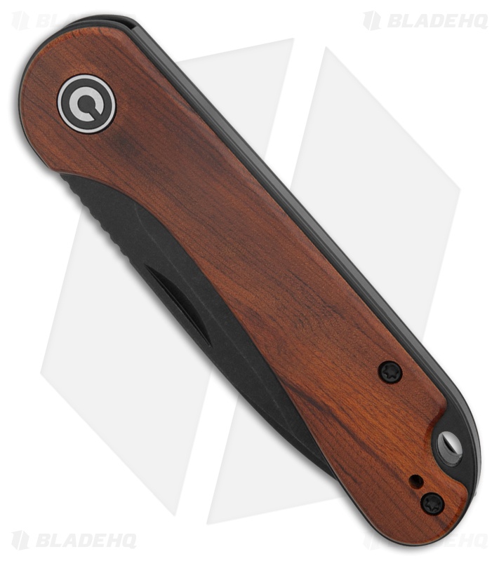 CIVIVI Elementum Slip Joint Knife Guibourtia Wood (3" Black SW 14C28N)
