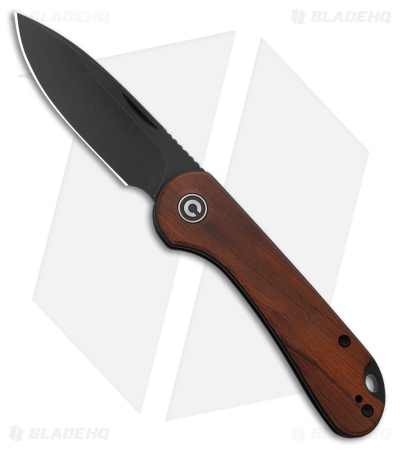 CIVIVI Elementum Slip Joint Knife Guibourtia Wood (3" Black SW 14C28N)