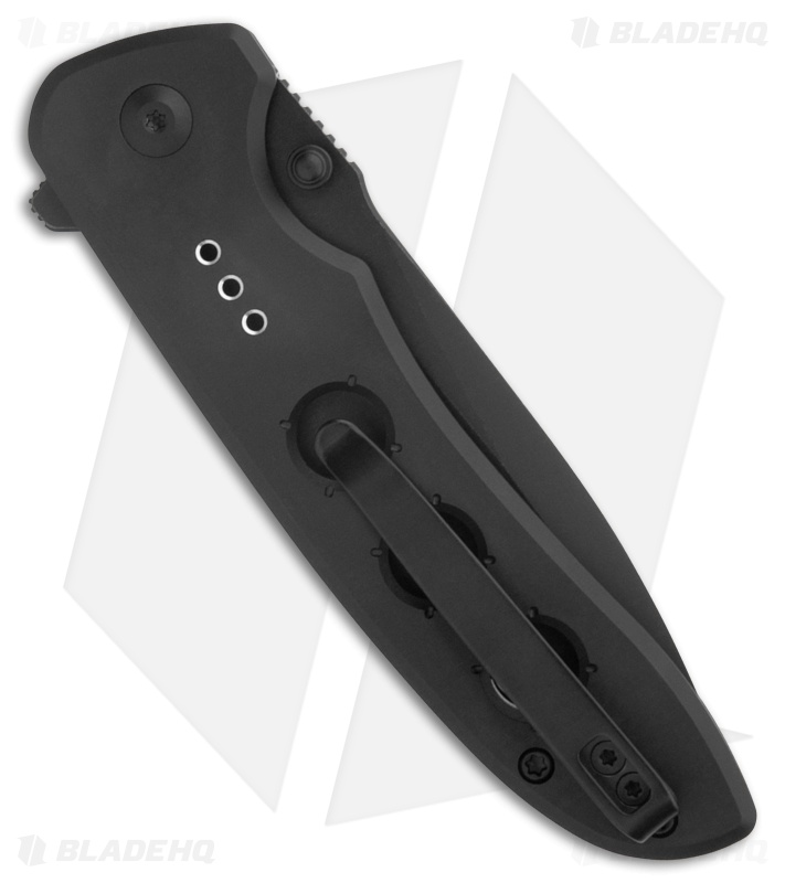 CIVIVI Hyperpulse Button Lock Knife Black Aluminum (3.5" Black Stonewash)