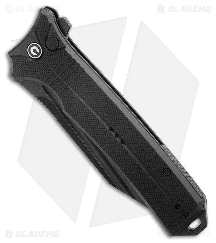 CIVIVI Neurohaptic Button Lock Knife Black G-10 (3.7" Black Stonewash)