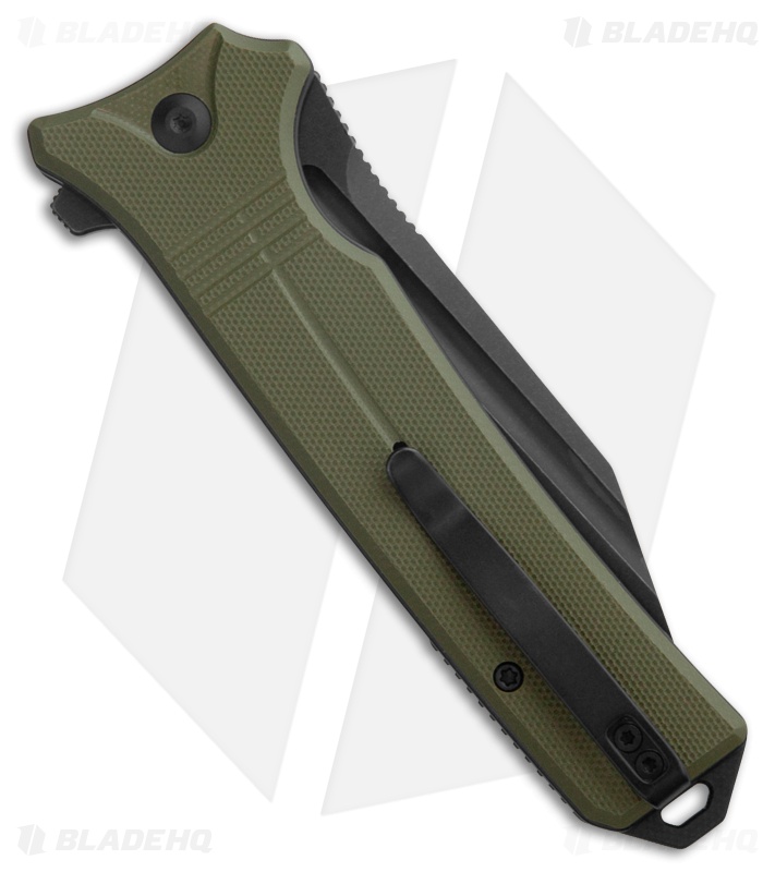 CIVIVI Neurohaptic OD Green G-10 Clip Point Black SW Nitro-V