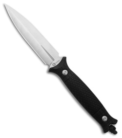 CIVIVI Perfrico Fixed Blade Knife Milled Black G-10 (4.5" Satin 14C28N)