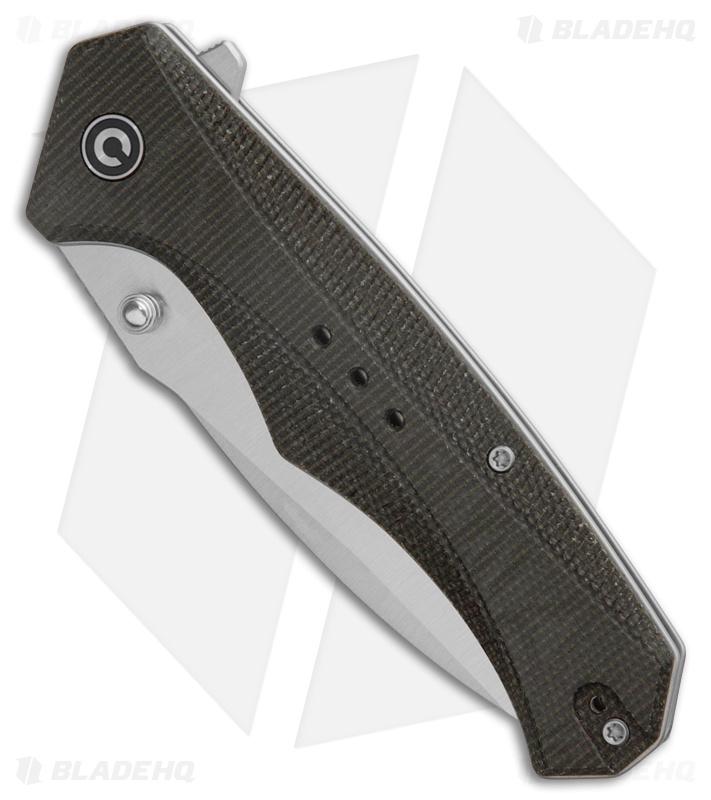 CIVIVI Photonix Green Micarta Drop Point Satin 14C28N