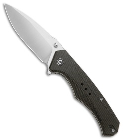 CIVIVI Photonix Liner Lock Knife Dark Green Canvas Micarta (3.7" Satin)