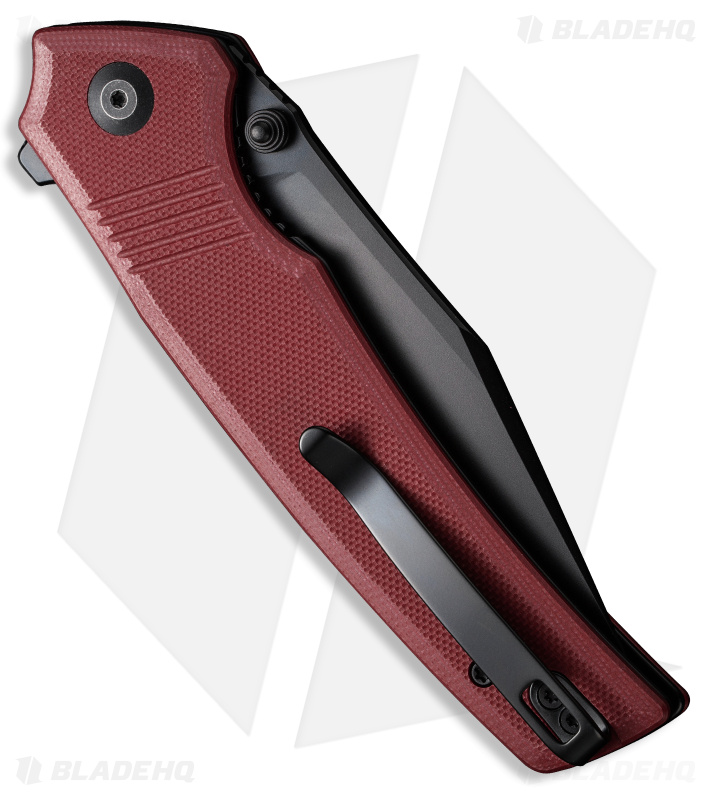 CIVIVI Tranquil Liner Lock Knife Burgundy G-10 (3.7" Black)  C23027-2