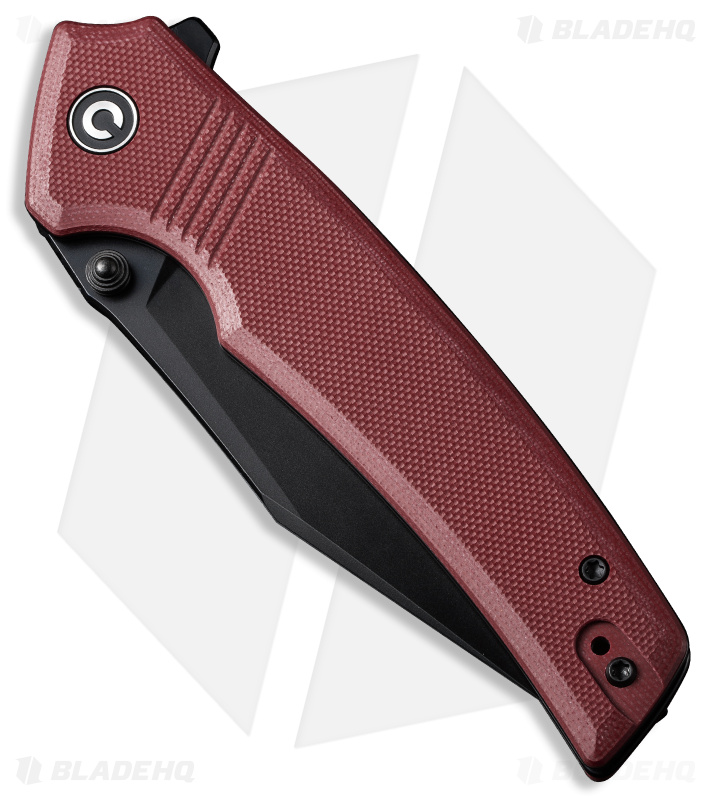 CIVIVI Tranquil Liner Lock Knife Burgundy G-10 (3.7" Black)  C23027-2